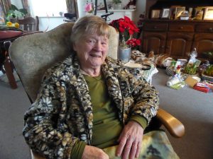 Mevrouw van Santen 90 jaar
